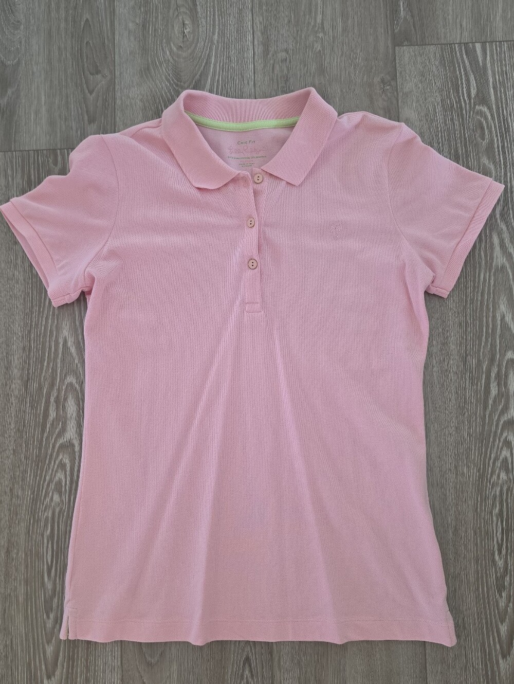 Lilly Pulitzer Light Pink Short Sleeve Polo Tee